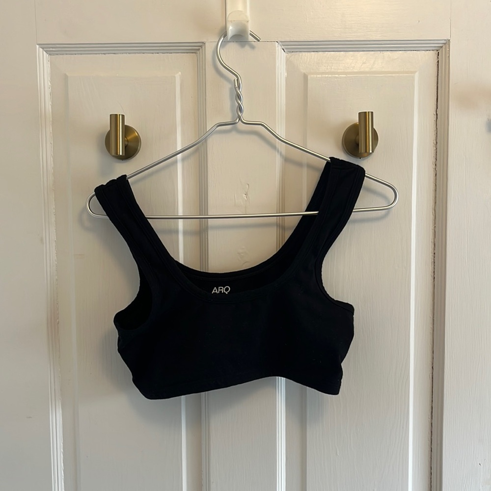 ARQ Black Wide Strap Bra XL